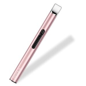 REIDEA Candle Lighter - Long USB Rechargeable Arc Windproof Flameless Lighter with Safety Switch for Home, Kitchen, BBQ, Camping, Stove