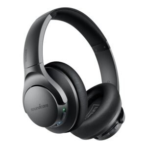 Soundcore Anker Life Q20 Hybrid Active Noise Cancelling Headphones, Wireless Over Ear Bluetooth Headphones, 70H Playtime, Hi-Res Audio, Deep Bass, Memory Foam Ear Cups, Travel,...