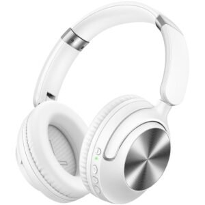TAGRY Active Noise Cancelling Headphones 100H Playtime Wireless Over Ear Bluetooth Headphones Fast Charging Earphones with Deep Bass Comfort Light Weight Headsets for Travel...