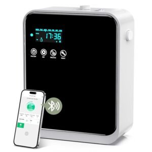 HOTOIQ Essential Oil Diffuser, 240ml Oil Diffusers Phone Control Aromatherapy Diffusers Humidifier, with Atomization Technology Bluetooth Smart APP, Essential Oils for Diffuser...