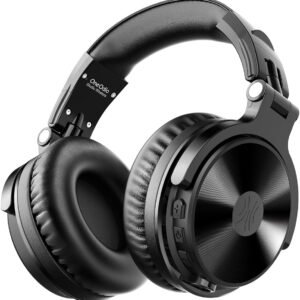 OneOdio Bluetooth Headphones Over Ear, Studio Level Sound Quality, 110 Hrs Playtime Bass Boosted Soft Memory Protein Earmuffs Foldable wireless Headphone with Mic for Cell Phone...