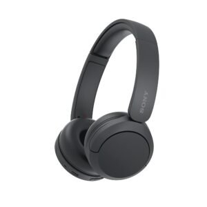 Sony WH-CH520 Wireless Bluetooth On-Ear Headphones, Lightweight Design, Up to 50hr Battery Life, Quick Charge, EQ, Clear Call Quality, iOS & Android - Black