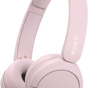 Sony WH-CH520 Wireless Bluetooth On-Ear Headphones, Sound, Lightweight Design, Up to 50hr Battery Life, Quick Charge, EQ, Clear Call Quality, iOS & Android - Pink
