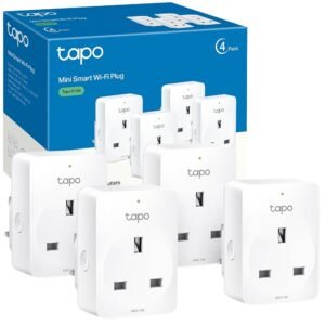 Tapo P100 (4-Pack) Smart Plug, Wi-Fi Plug, App Remote Control, Alexa Plug, Voice Control with Alexa & Google, Away Mode, Scheduling & Timer, Device Sharing, Easy Set Up,...