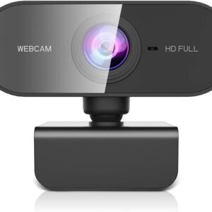 Webcam for PC with Microphone, HD 1080P Streaming Web Cam for PC,MAC, Laptop,Plug and Play USB Camera for Youtube,Skype Video Calling,Face Cam for Studying,Conference,Gaming...