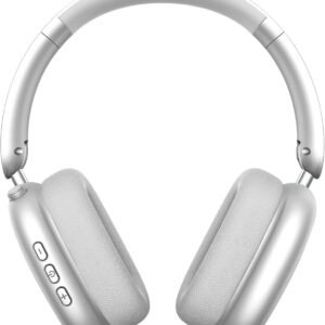 Wentronic Y01 Wireless Over Ear Headphones, Noise Canceling Bluetooth 5.3 Headphones with Microphones,Hi-Res Audio,48H Playtime,Foldable,Breathable Soft Earpads for...